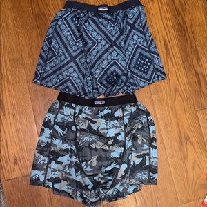 Patagonia Men’s Bundle of 2 Boxer Briefs Size Medium